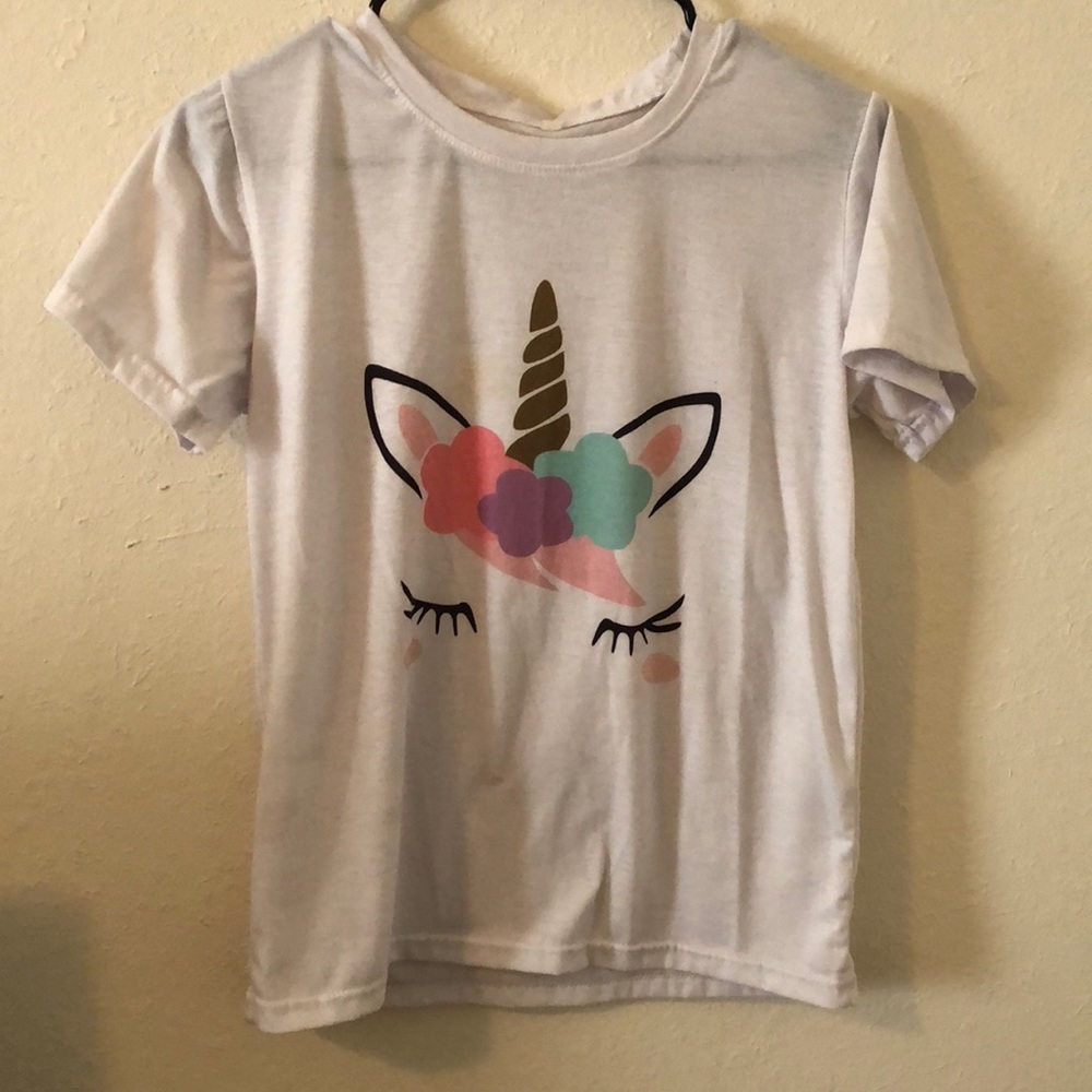 White Unicorn Tee Shirt